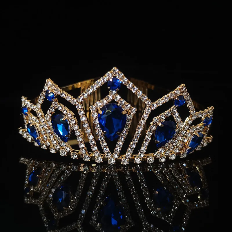 

AINAMEISI Fashion Crystal Crown Princess Bridal Tiara Wedding Hair Accessories Birthday Prom Headbands Girls Women Hair Jewelry