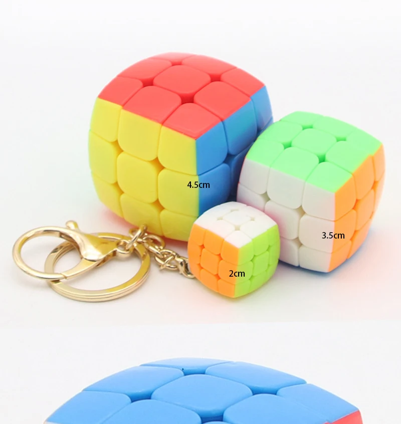 Кубики 3x3x3 хлеба cubo третьего порядка cubo Гладкий сплошной цвет мини карманный куб Волшебные повседневные надувные игрушки gxwj