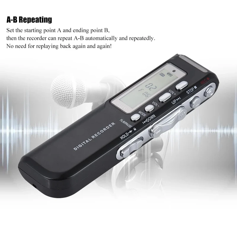 Горячее предложение! Распродажа! Sk-010 8 Гб цифровой Аудио Диктофон Mp3 музыкальный плеер Голосовая активация Var A-B повторная петля