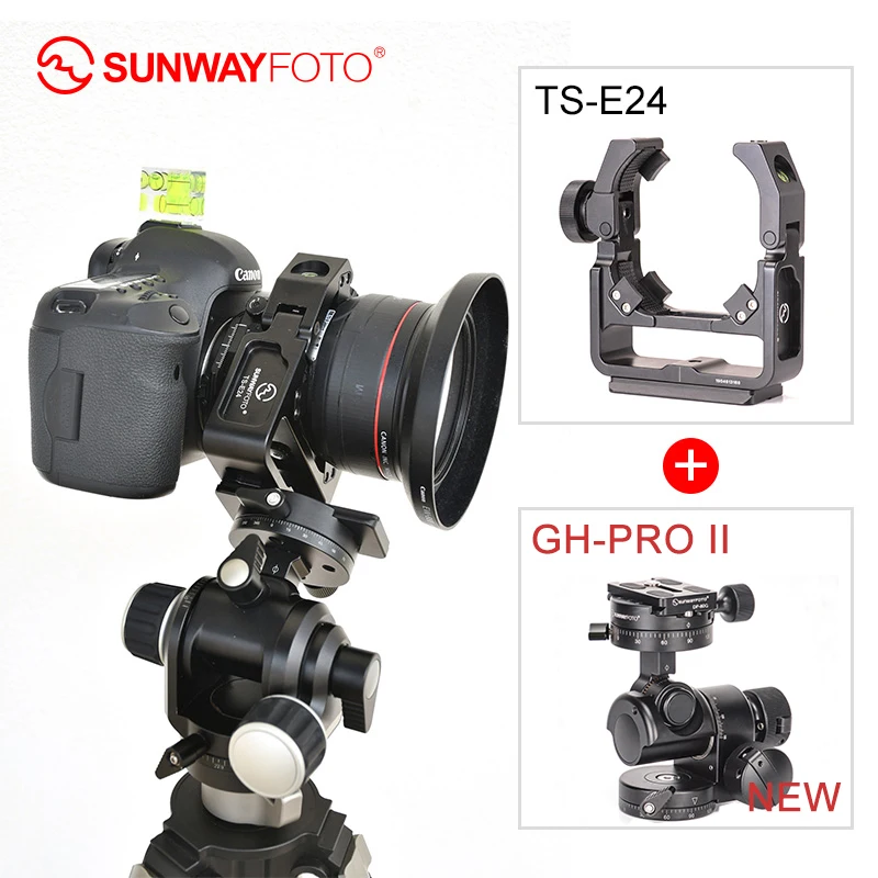 Sunwayfoto TS E24 Скоба для объектива с поворотом и быстроразъемной пластиной GH