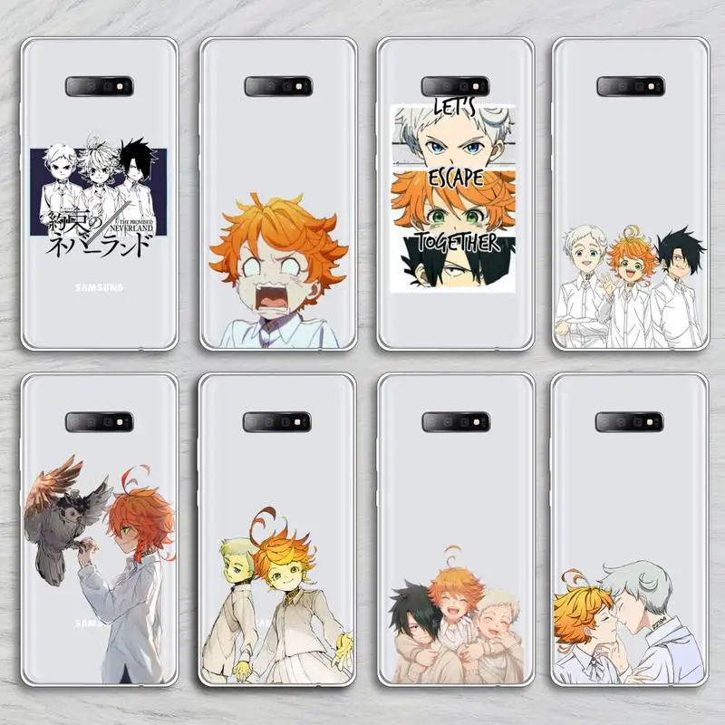 

The Promised Neverland anime Phone Case Transparent For Samsung Galaxy A S 7 8 11 21 50 30 71 81 51 90 5G 20 E Ultra M60S