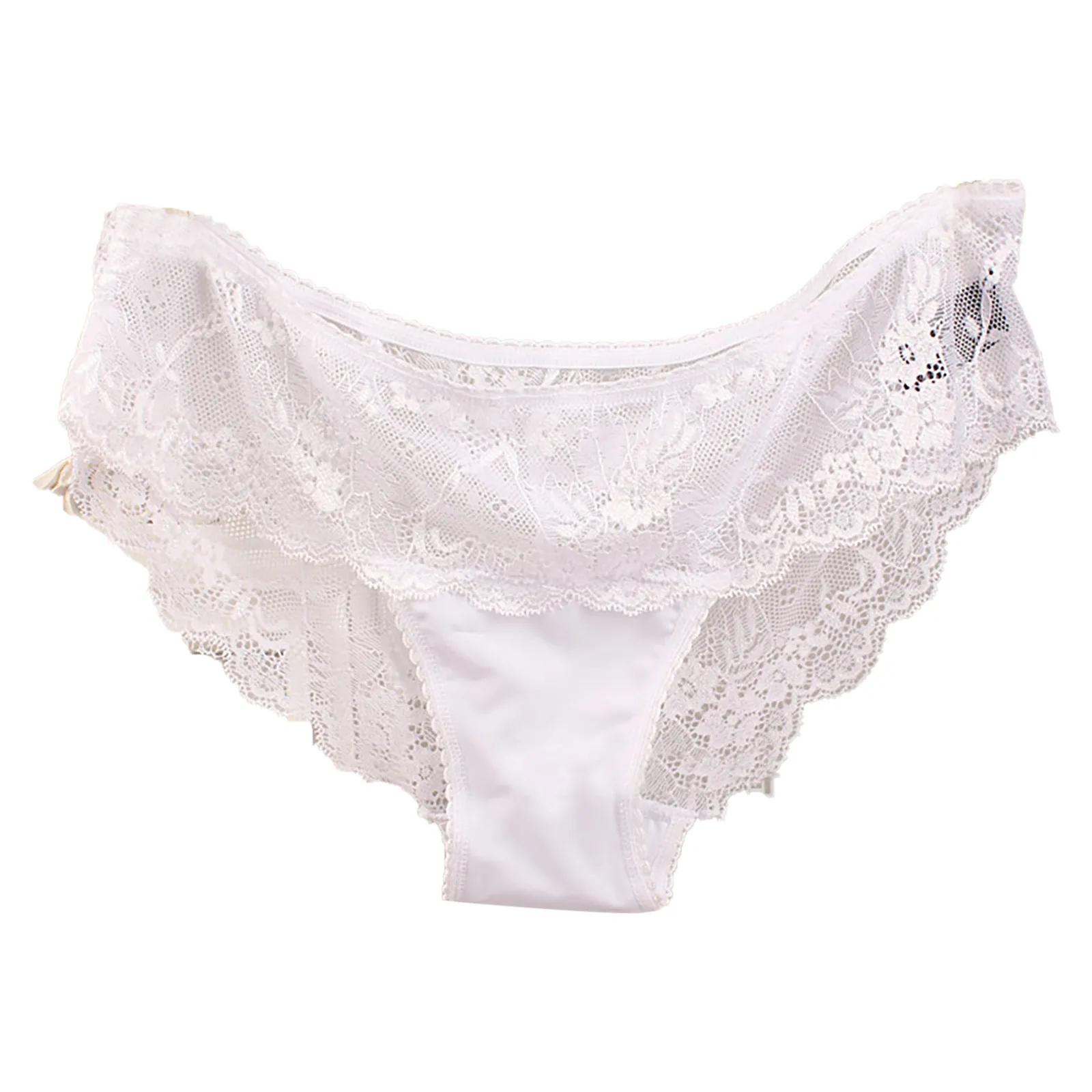 

Women Panties Sexy Lace See-Through Breathable Briefs Ladies Solid Color Lingerie Underwear Underpant Ropa Interior Femenina