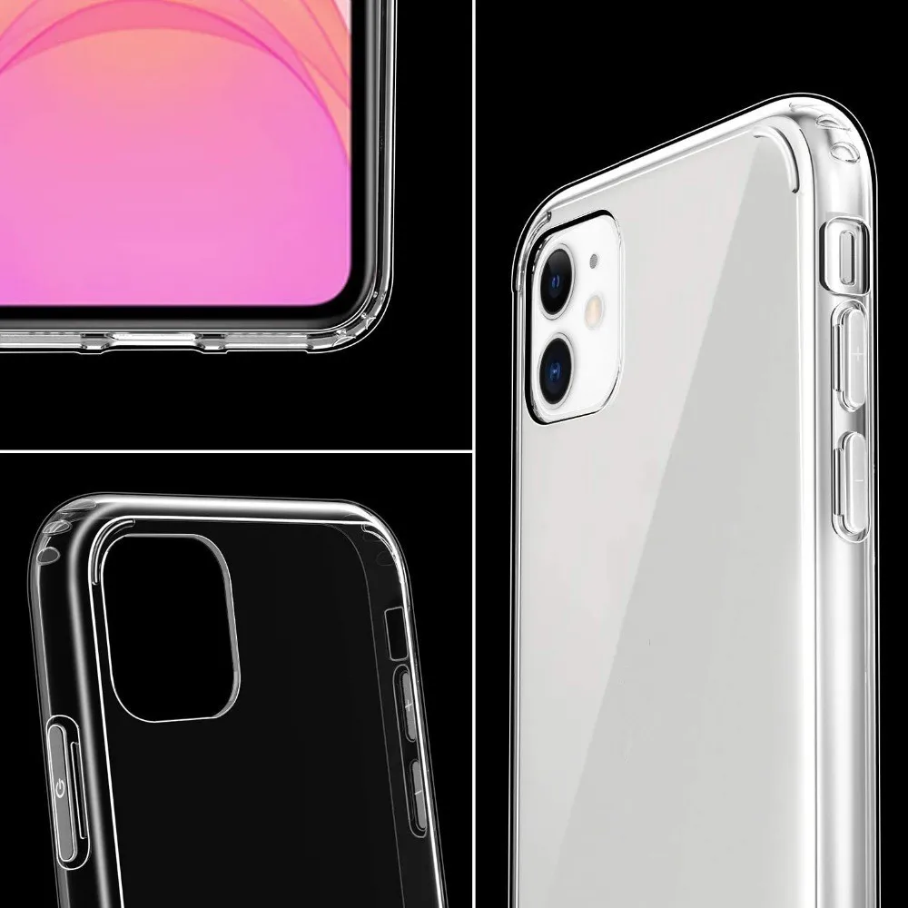 EasyAcc силиконовый чехол для iPhone 11 Pro Max с защитой экрана тонкий жидкий мягкий