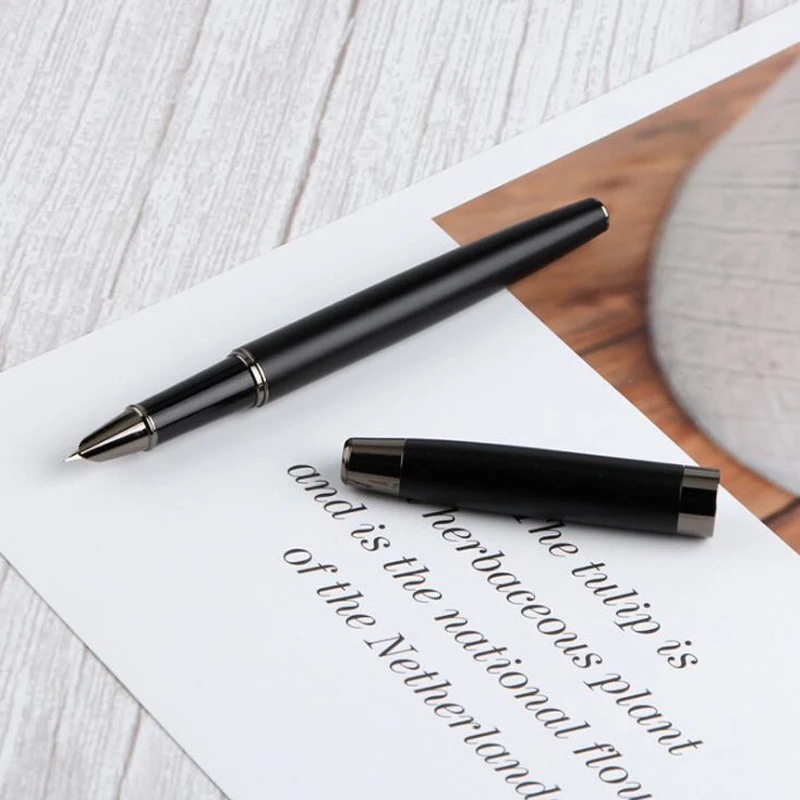 

Picasso Ancient Fountain Pen 920 Pimio Metal Iridium Extra Fine 0.38mm Matte Black Financial Style For Office & Home Writing