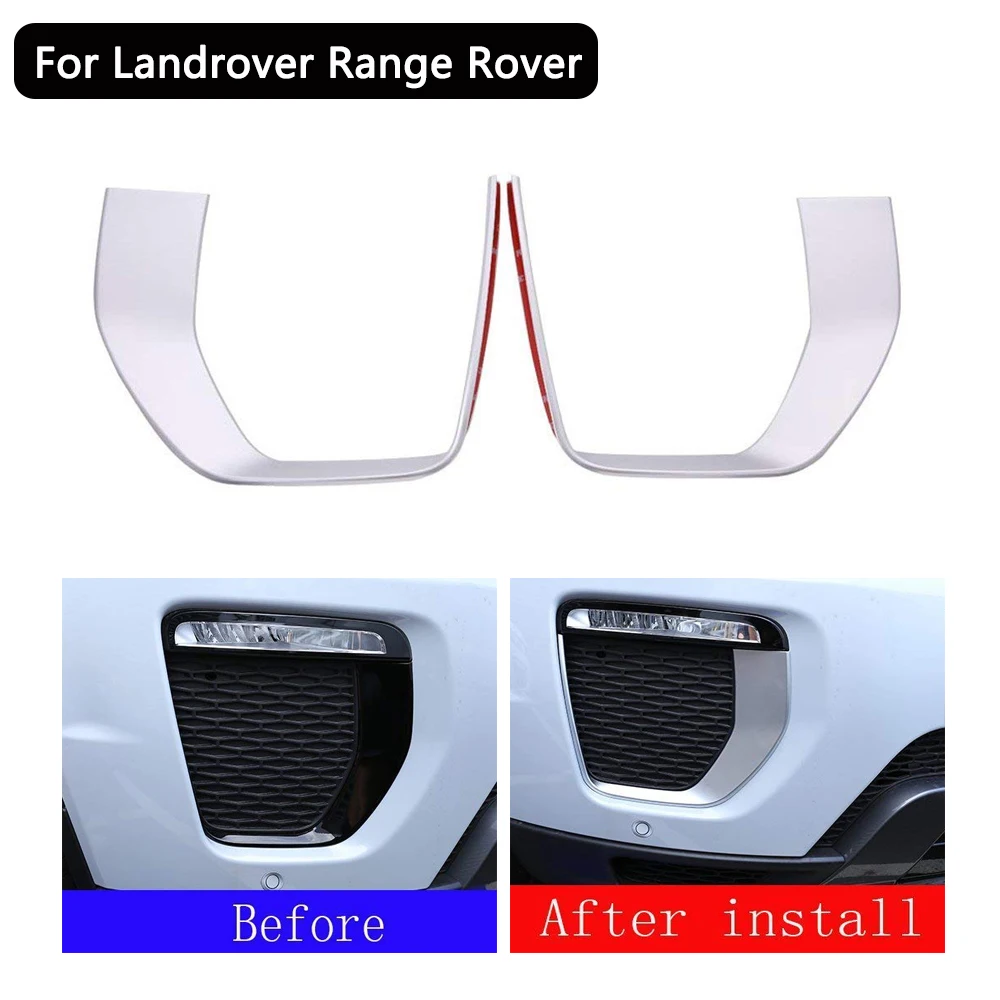 

Автомобильная хромированная рамка противотуманной фары ABS для Landrover Range Rover Evoque HSE Dynamic 2016