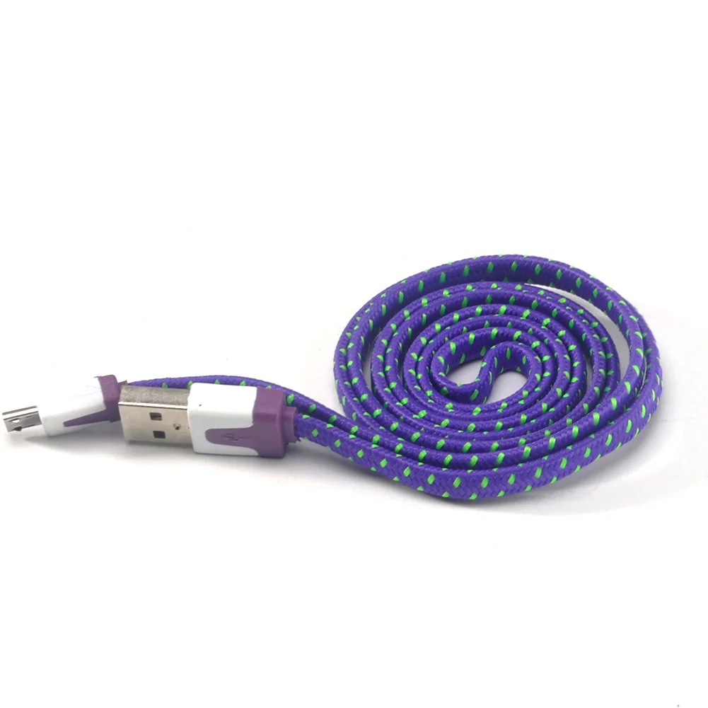 Мини разъем V8 1 м/2 м/3 м 3 фута трос Micro USB быстрая зарядка провод для зарядки кабель