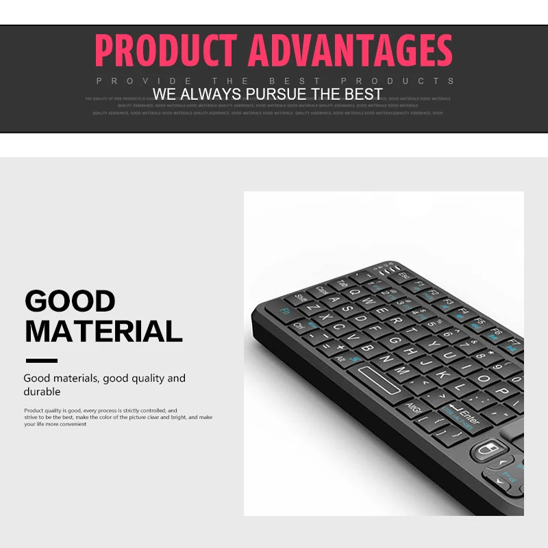 Беспроводная клавиатура Raspberry Pi 2/3 поколения интеллектуальная ТВ-приставка с