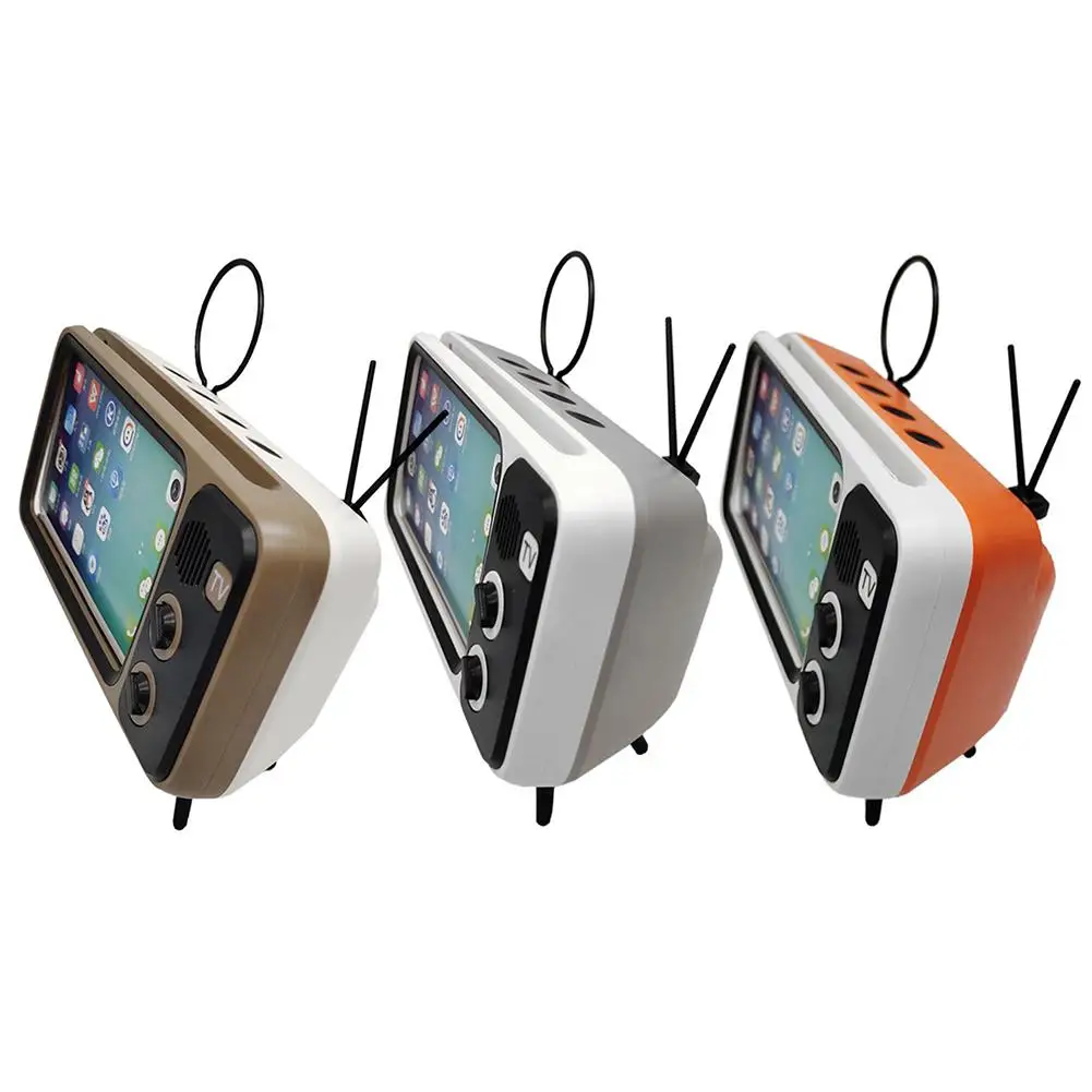 Новый Ретро ТВ мобильный телефон с держателем общий стол подставка для дома без