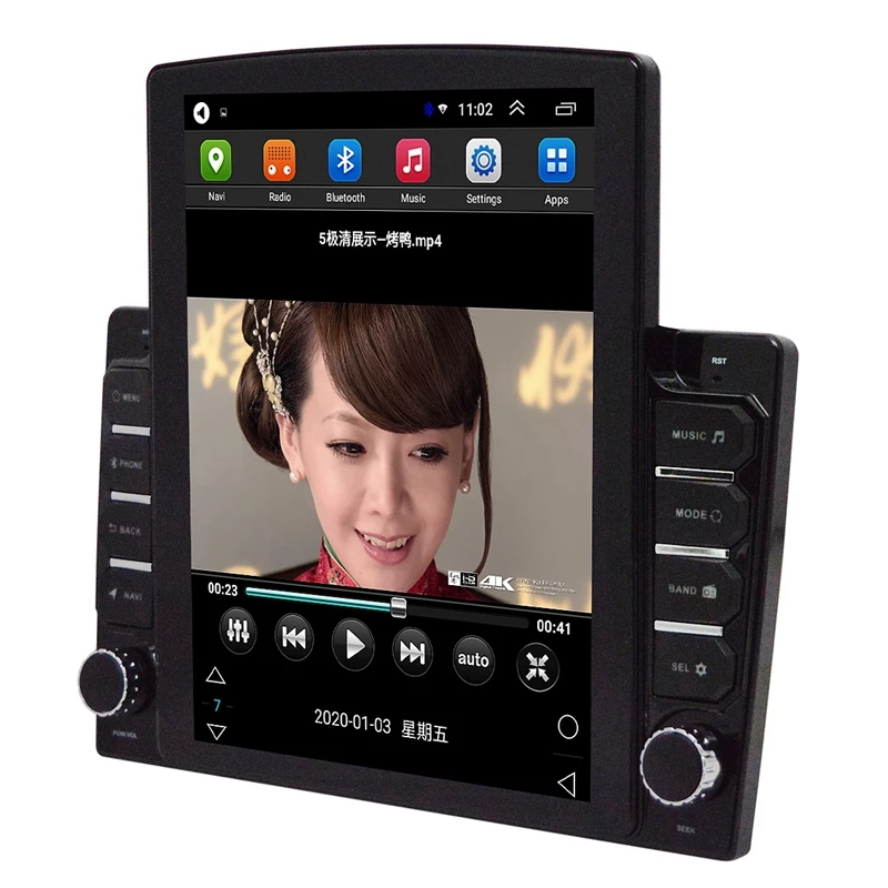 Android 9 1 дюймов для Tesla Style Vertical Sn Car Stereo Radio GPS навигация автомобильный