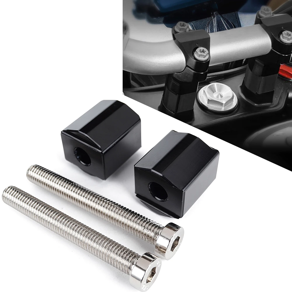 

Handlebar Riser Height up Adapters fit for 790 Adventure 2019 2020 2021 Handle Bar Mount Clamp