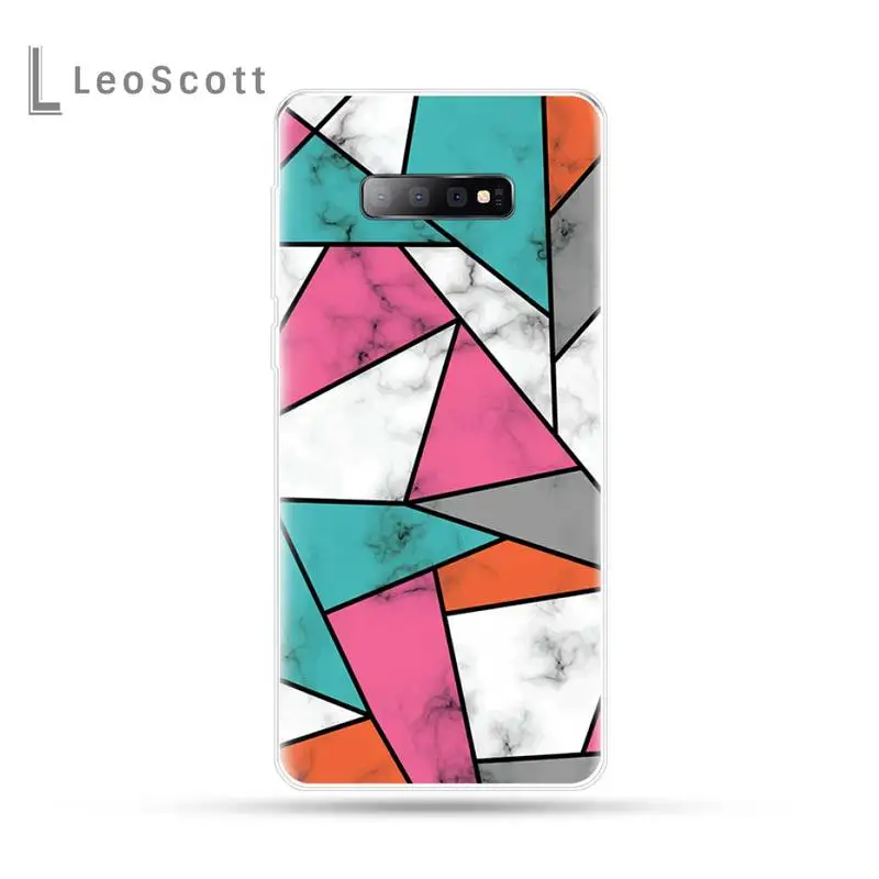 

Luxury line marble Pattern funda coque cover Phone Case For Samsung Galaxy S5 S7 S8 S9 S10 S10e S20 edge plus lite
