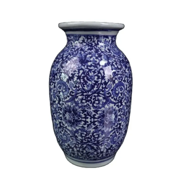 

Китайская старинная фарфоровая фотобутылка с рисунком лотоса