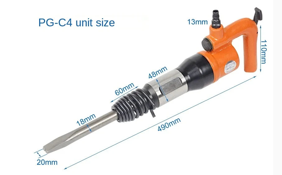 Air Shovel Pneumatic Tool Accessories Brake Rivet Machine PG-C4/PG-C6