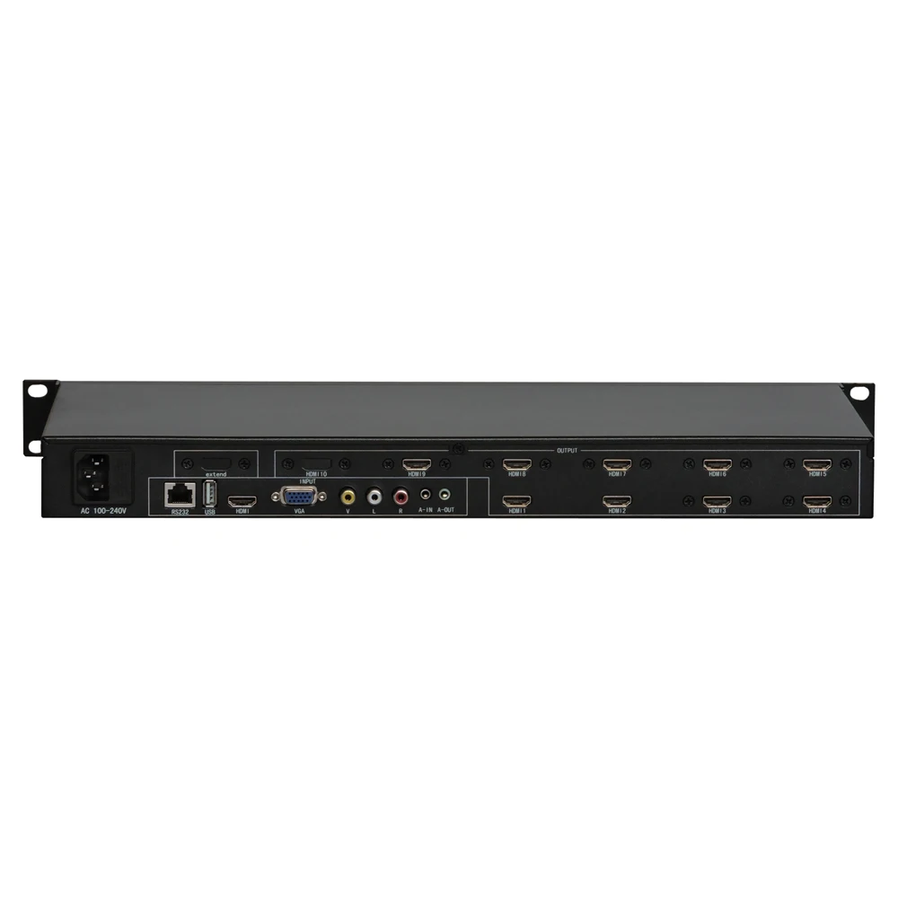 Настенный контроллер TK BOX9 TV для 9 LCD 3x3 видеопроцессора 1HDMI 1VGA 1AV 1USB вход HDMI выход на