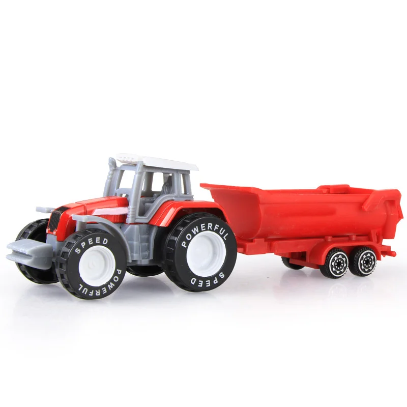 

Alloy Toy Tractor Kids Mini Car Engineering Car Sliding Farm Tractors Cars Model Children Toys Vehicles Toy Christmas Gifts 4pcs