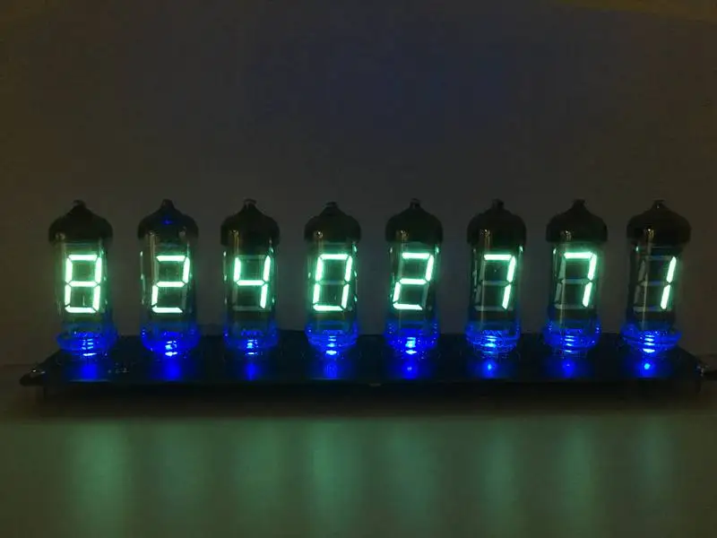 

Former Soviet 8-Bit iv11 Nixie Clock Kit Time Electronic Luminous Glow Nixie Tube Clock Time Flies Lapse