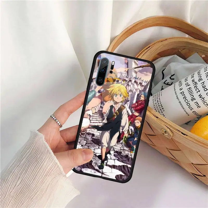 

Nanatsu no Taizai Seven Deadly Sin Phone Case Tempered glass for Huawei P9 P10 P20 P30 Pro Plus Lite Mate 9 NOVA 3E 3I
