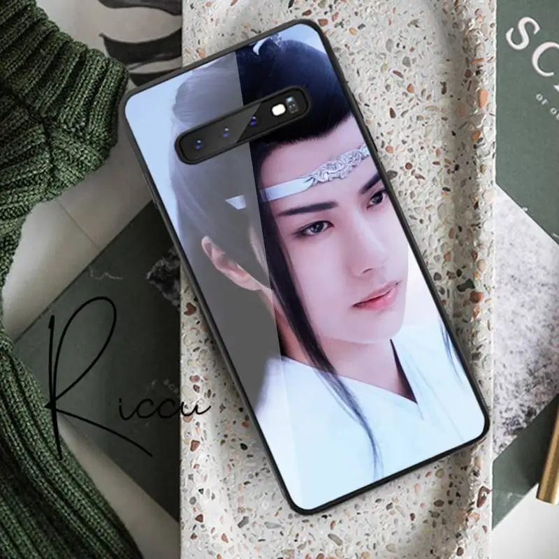 

ChenQingLing The Untamed Wang Yibo XiaoZhan Phone Case Tempered Glass For Samsung S20 Plus S7 S8 S9 S10E Plus Note 8 9 10