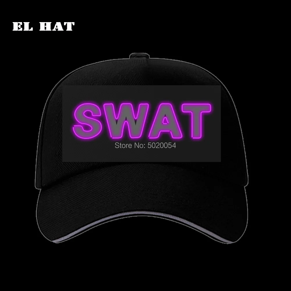 Индивидуальные неоновым светильник письмо Кепки Прохладный Для мужчин в стиле