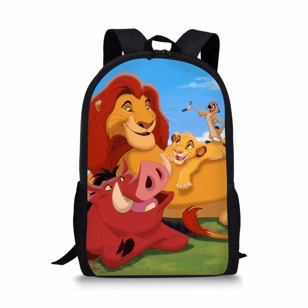 HaoYun Fashion Children's Backpack The Lion King Prints Pattern Girls School Book-Bags Women's Multi-functional Travel Backpacks