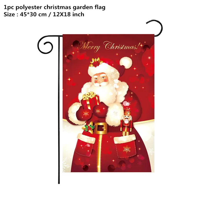 

Merry christmas garden flags Xmas Tree Burlap Yard Winter Flag Double Sided Printed With Truck Thanksgiving flags