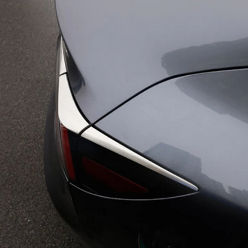 Применим для задних фонарей декоративные яркие задние фонари брови блестки Tesla