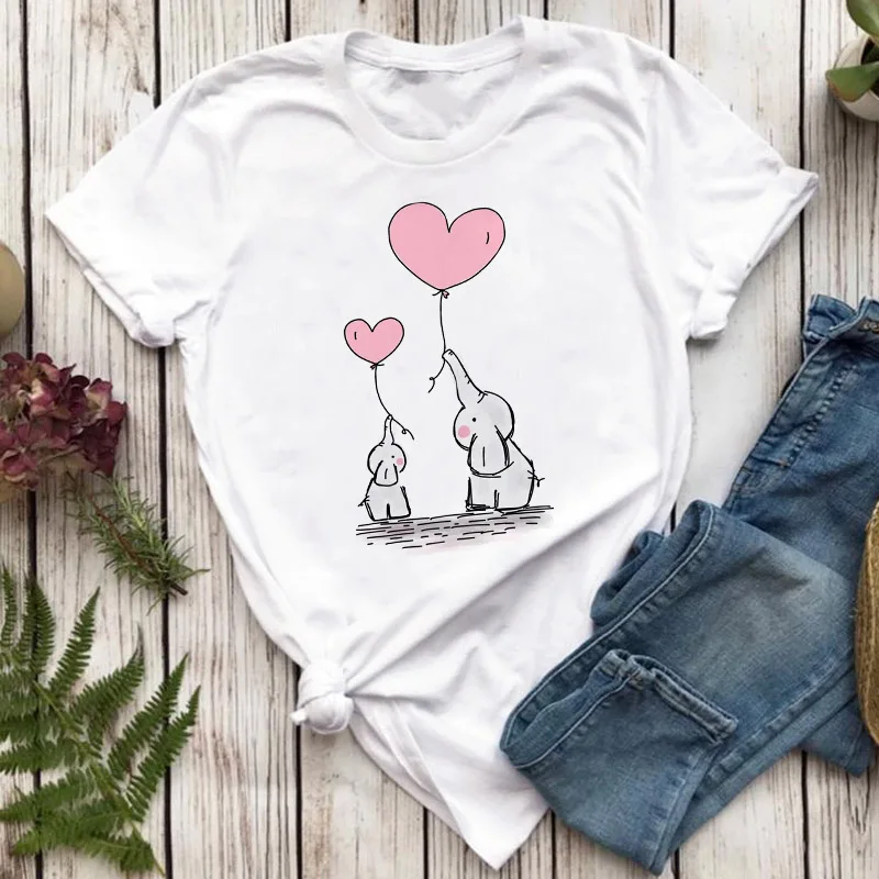 

Women's T-shirt 2021 Harajuku Cartoon Graphic t shirt Top Female Fashion Casual T-shirts Short Sleeve tee shirt femme Plus Size