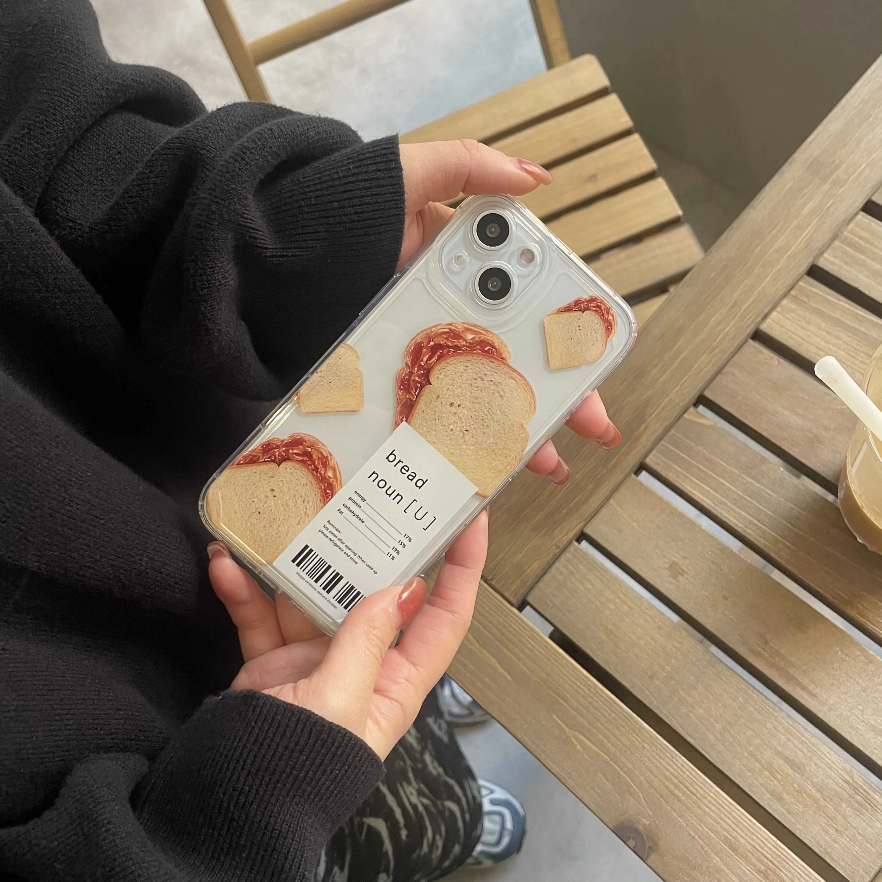 Новый чехол для телефона с ярлыком хлеба iphone 11 12 13 Pro Max мягкий прозрачный 7 8 plus XR X XS