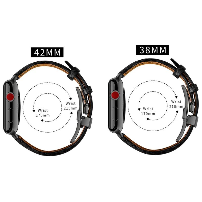 Кожаный ремешок с крокодиловой кожей для Apple watch band 42 мм 38 44 40 apple 6 5 4 SE 3 2 iwatch