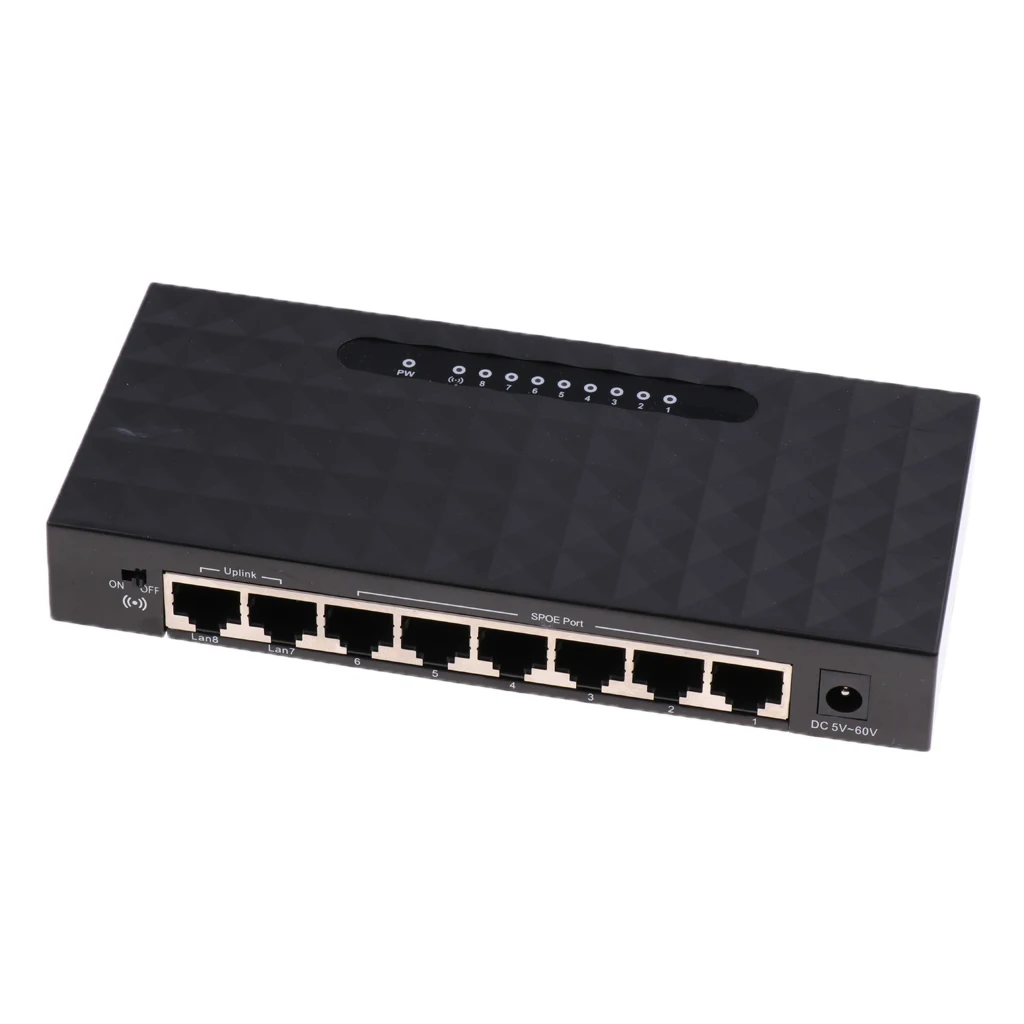 6 портов SPoE Fast Switch с 2 Ethernet Uplink ieeee802.3/802.3u 10/100 Мбит/с|Сетевые коммутаторы| |
