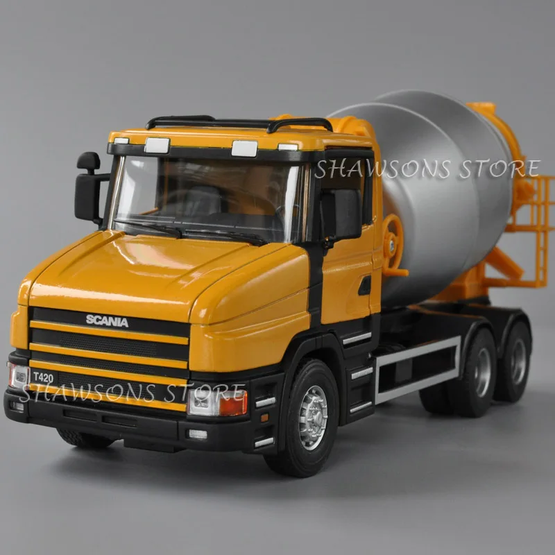 1:32 Масштаб литой игрушечные модели автомобилей Scania T420 бетономешалка грузовик