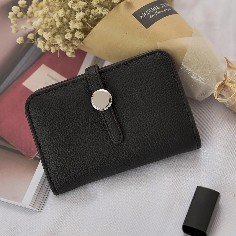 Простой кошелек CASMOR женский клатч кошельки высококачественный кожаный