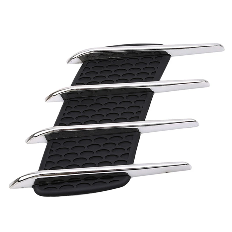 1 пара акула жабры Впускной вентиляционный автомобиль наклейка для ноутбука