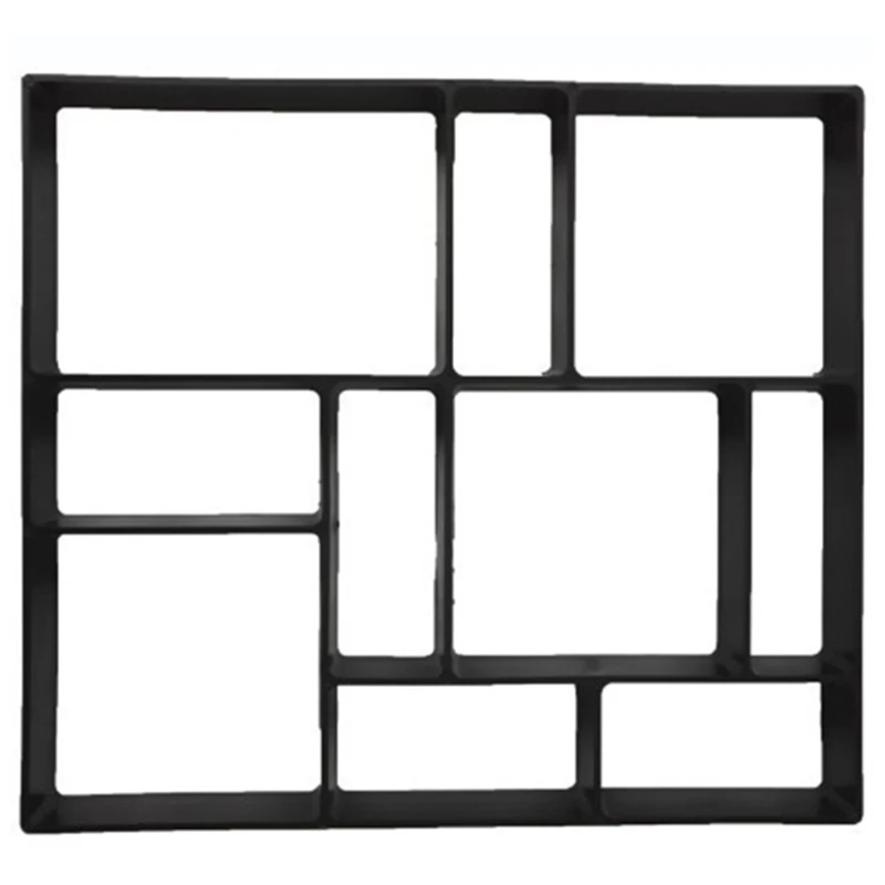 

Concrete Mould Road Maker Mould DIY Reusable Concrete Paving Mould Cement Brick Mould Stone Garden Floor Road Paving