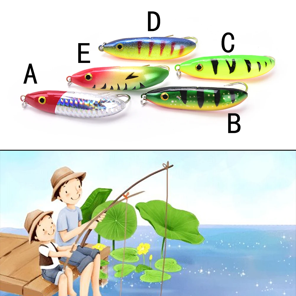 Новинка 1 шт. 5 цветов ложка Minnow соленая анти-сцепная Crankbait Snapper жесткая наживка