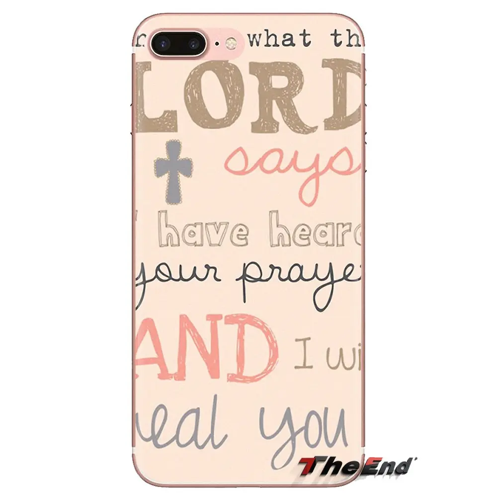 Молитесь больше Библейский стих мягкий прозрачный чехол для LG Spirit Motorola Moto X4 E4 E5 G5
