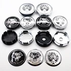 4 шт. 56 мм 60 мм 65 мм 68 мм эмблема волка