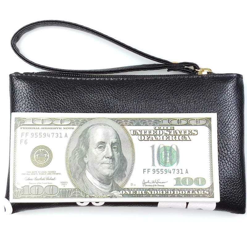 Женский кошелек из искусственной кожи Маленький Длинный на молнии дизайнерская