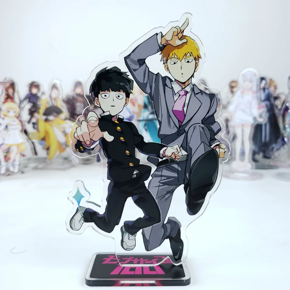 

Japan Anime Mob Psycho 100 Shadow Mountain Shigeo Passers-by Ling Huan Cosplay Stand Figure Model Acrylic Desk Decor Gift