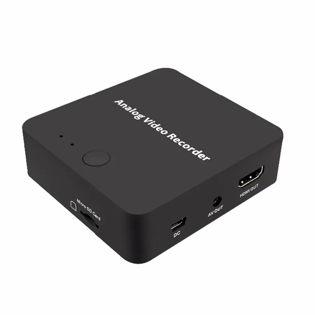 

AV Video Recorder Box Capture Card VHS to Digital Converter for Hi8 VCR DVD Top AVI Video Capture to Micro Memory Card