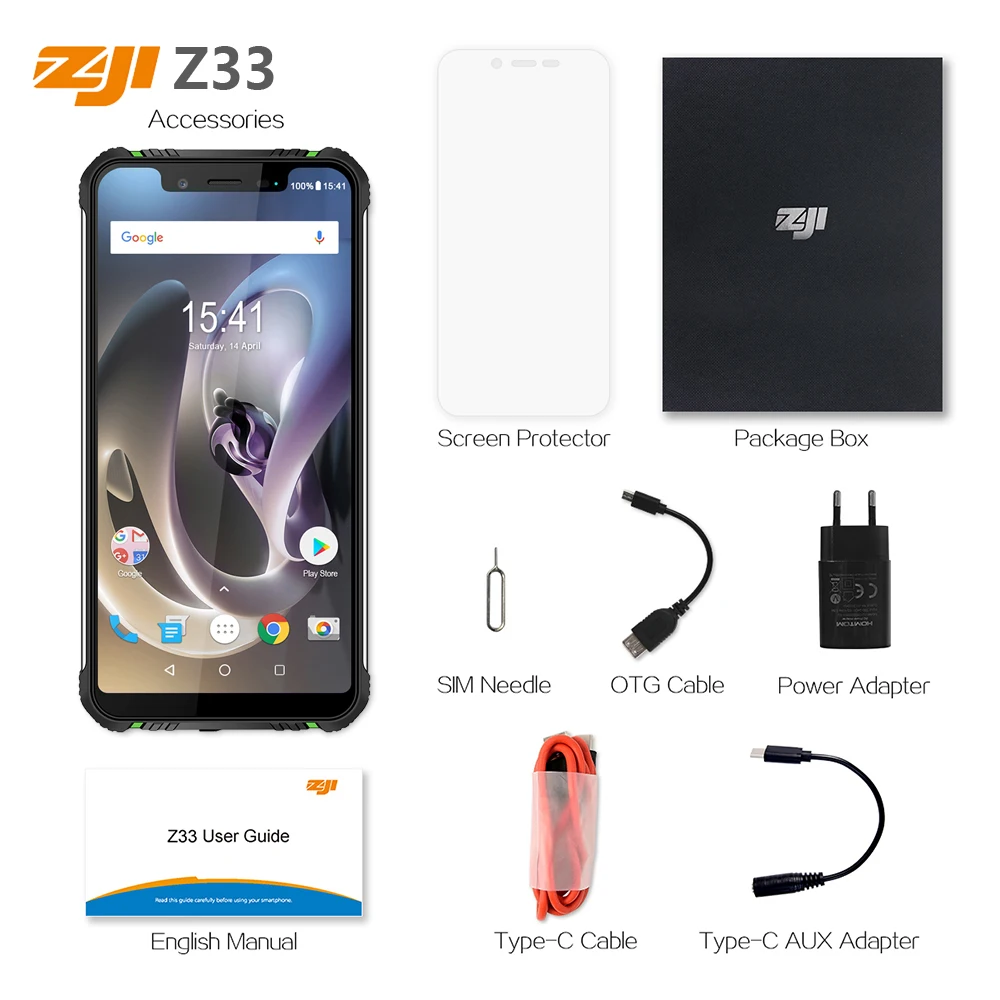 HOMTOM ZJI Z33 Android 8 1 смартфон IP68 Водонепроницаемый 5 85 &quotHD + 19:9 3 ГБ 32 MTK6739