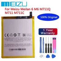 meizu 100 original 3090mah ba711 battery for meizu meilan 6 m6 m711q m711 m711c mobile phone batteriesfree tools