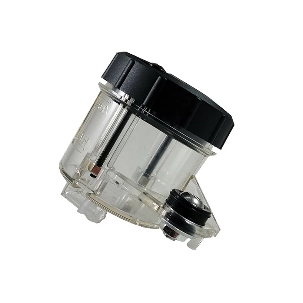 

Master Oil Tank Cup Reservoir Black Brake Fluid For ducati/Honda/Kawasaki