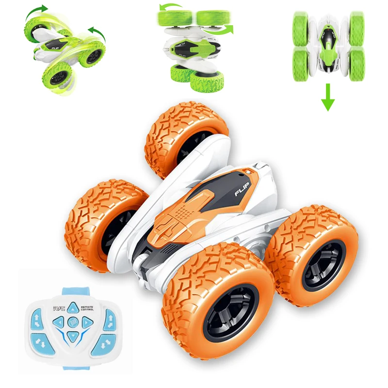 

RC качели для автомобиля, мотоцикла, 2,4G 4CH часами дистанционным Управление трюк дрейф деформации багги автомобиль Рок Гусеничный автомобили 360 ° флип игрушки CT0018