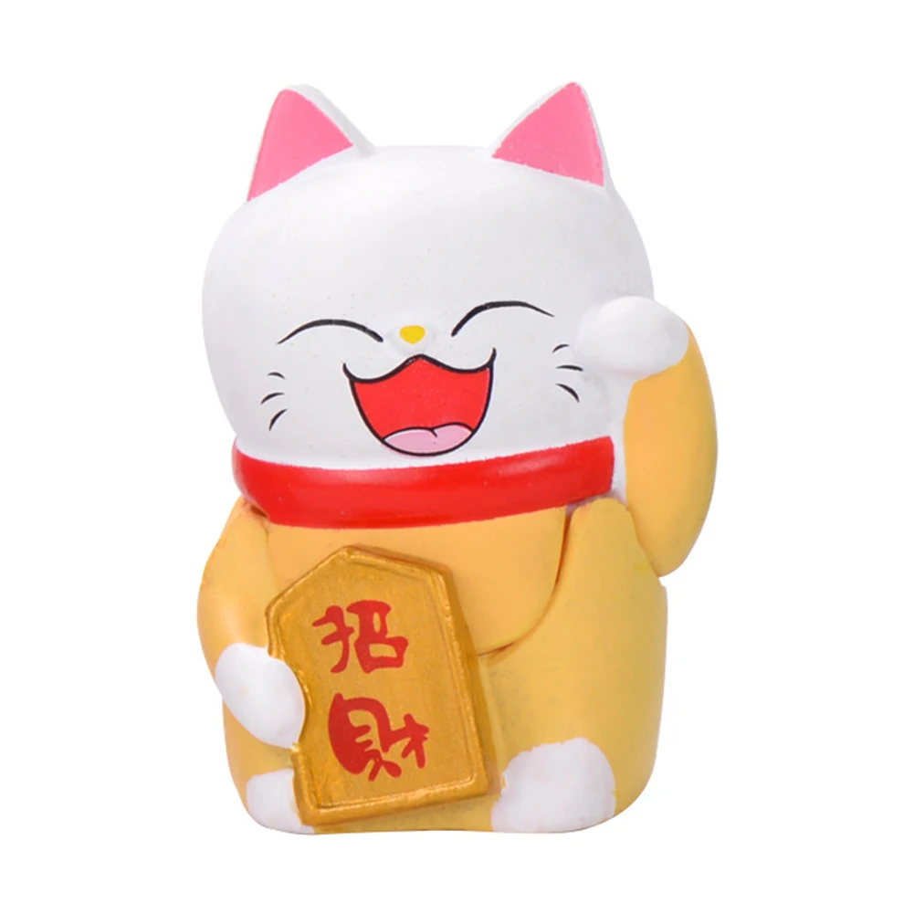 4 шт. миниатюрные статуи с изображением котов пейзаж украшение для сада бонсай