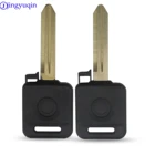 Jingyuqin 10 шт.лот транспондер ключ оболочка для Nissan Teana Versa Livina Sylphy Tiida Sunny March X-trail 4D-60 01 02 03