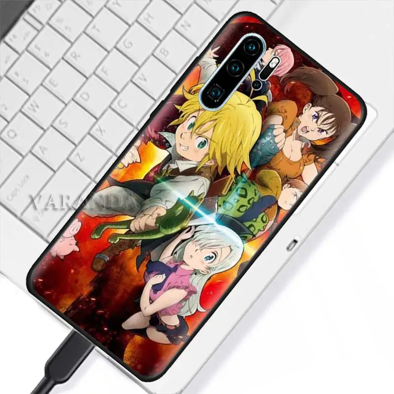 

Seven Deadly Sins Cases For Huawei P30 Pro P40 Lite P20 P Smart S Z Plus 2019 Black Silicone Phone Casing Soft Coque