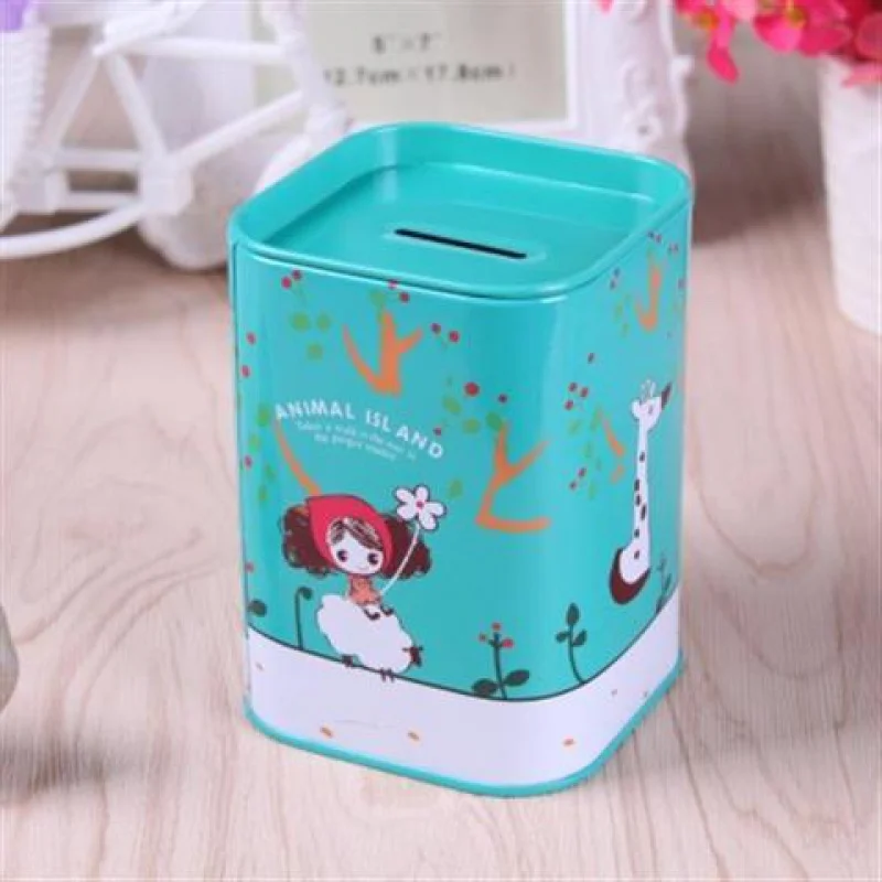 Креативная мультяшная модная забавная коробка для денег детей безопасная