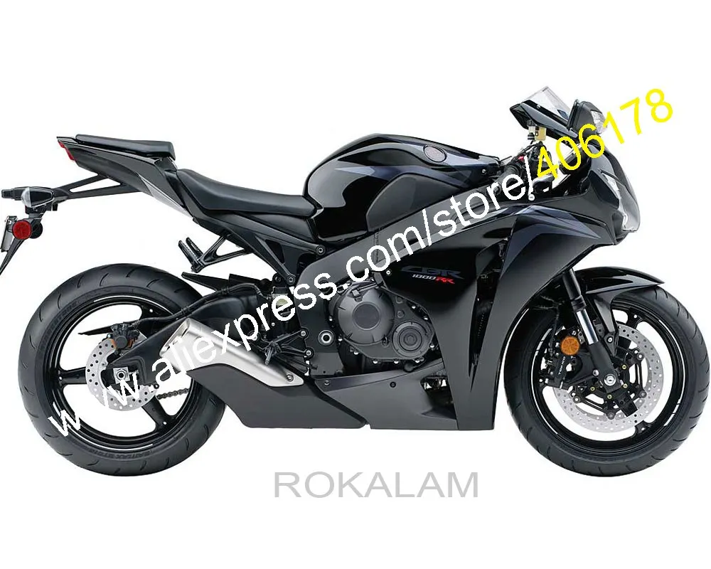 

For Honda CBR1000RR 08 09 10 11 CBR 1000 RR 1000RR CBR1000 Black 2008 2009 2010 2011 Fairing Kit (Injection Molding)