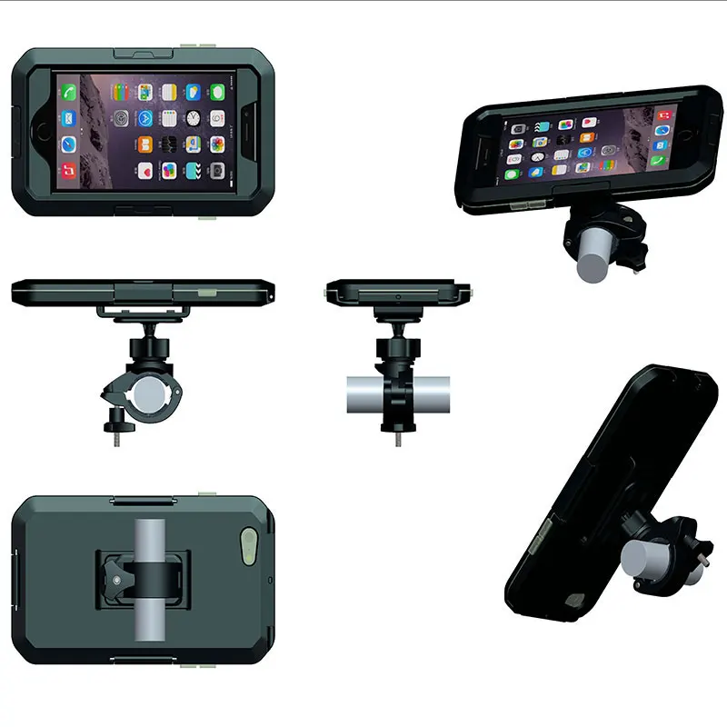 

Motorcycle GPS Bike Bicycle Handlebar Mount waterproof Tough Case for iPhone 11pro max IPX8 Bike Mobile Phone Case